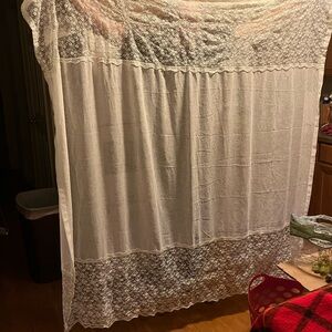 Shower curtain/bureau/table scarf